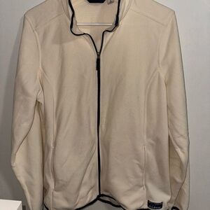Vintage L.L. Bean Men's Off-White Lightweight Jacket